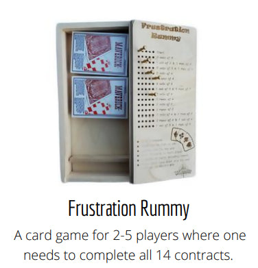 Wooden Frustration Rummy Game