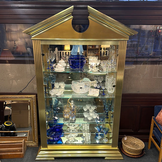 Brass & Glass Curio