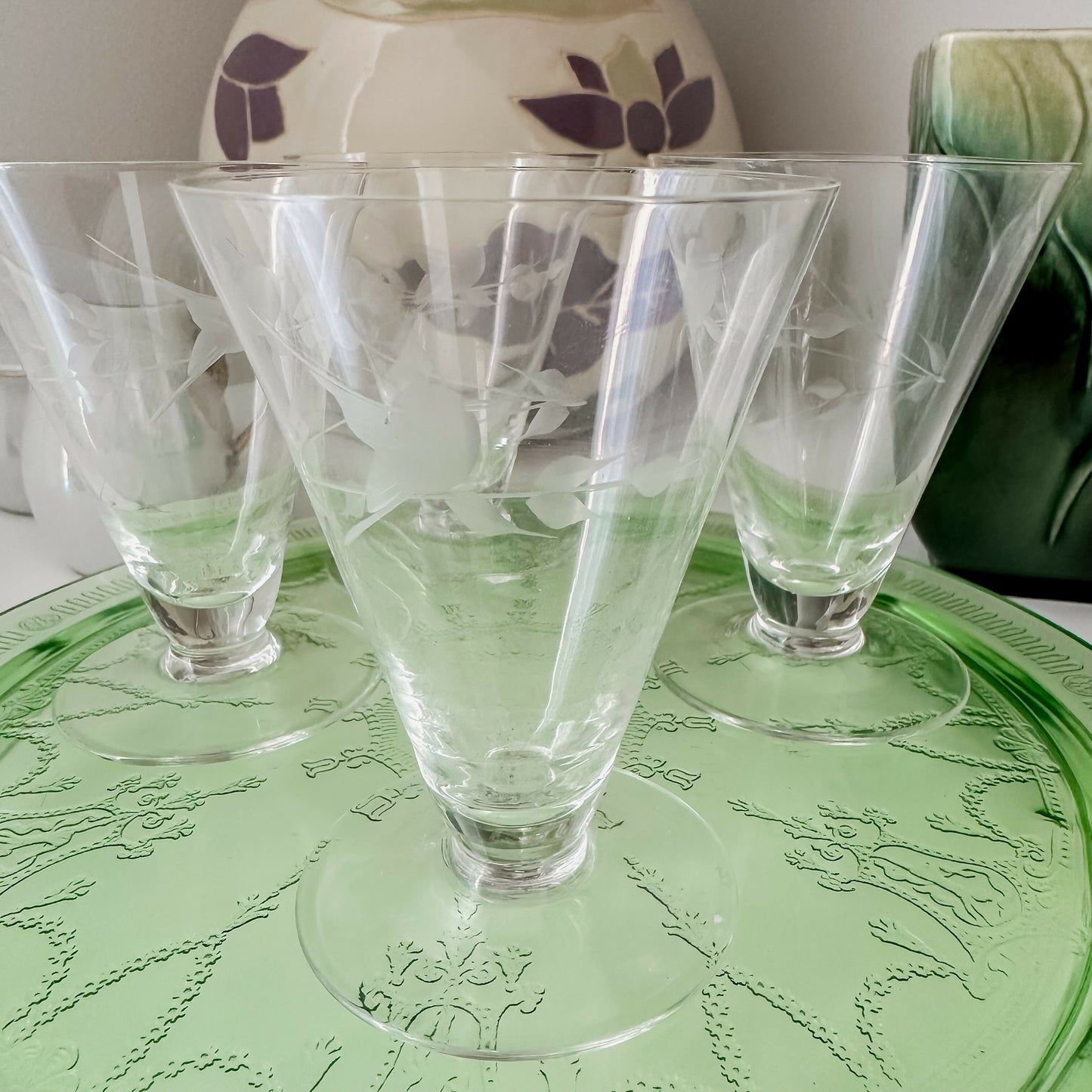 Songbird Martini Glasses