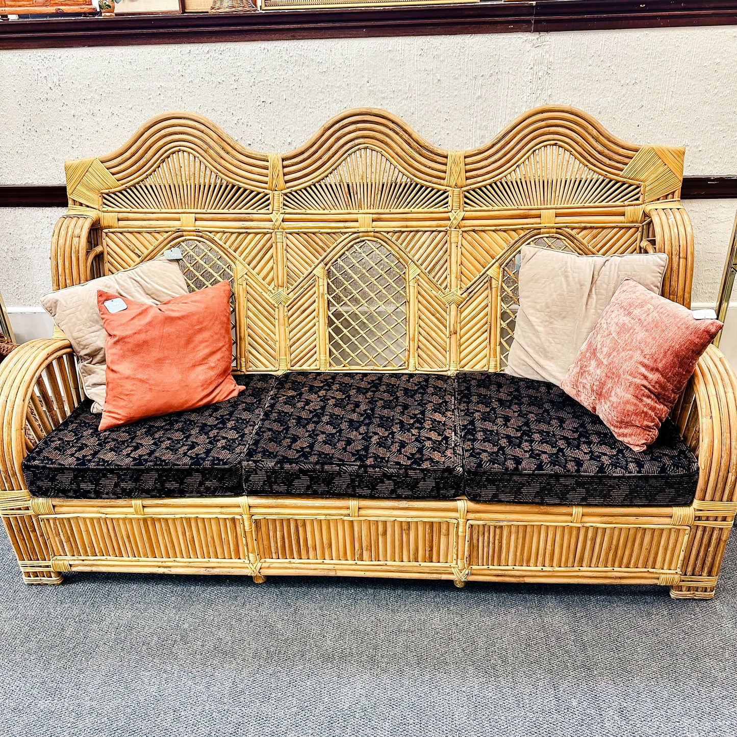 Natural Rattan Sofa