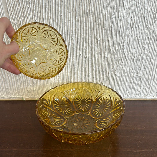 Amber Ornate Bowl