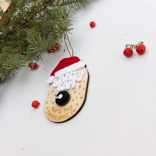 Santa Cam l Christmas Ornament