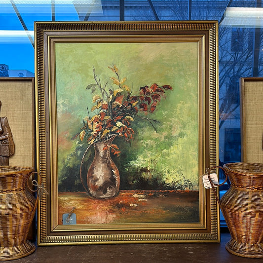 Autumn Foliage in Pitcher Painting