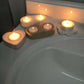 Autumn Gold Soy Wax Tea Lights & Holder