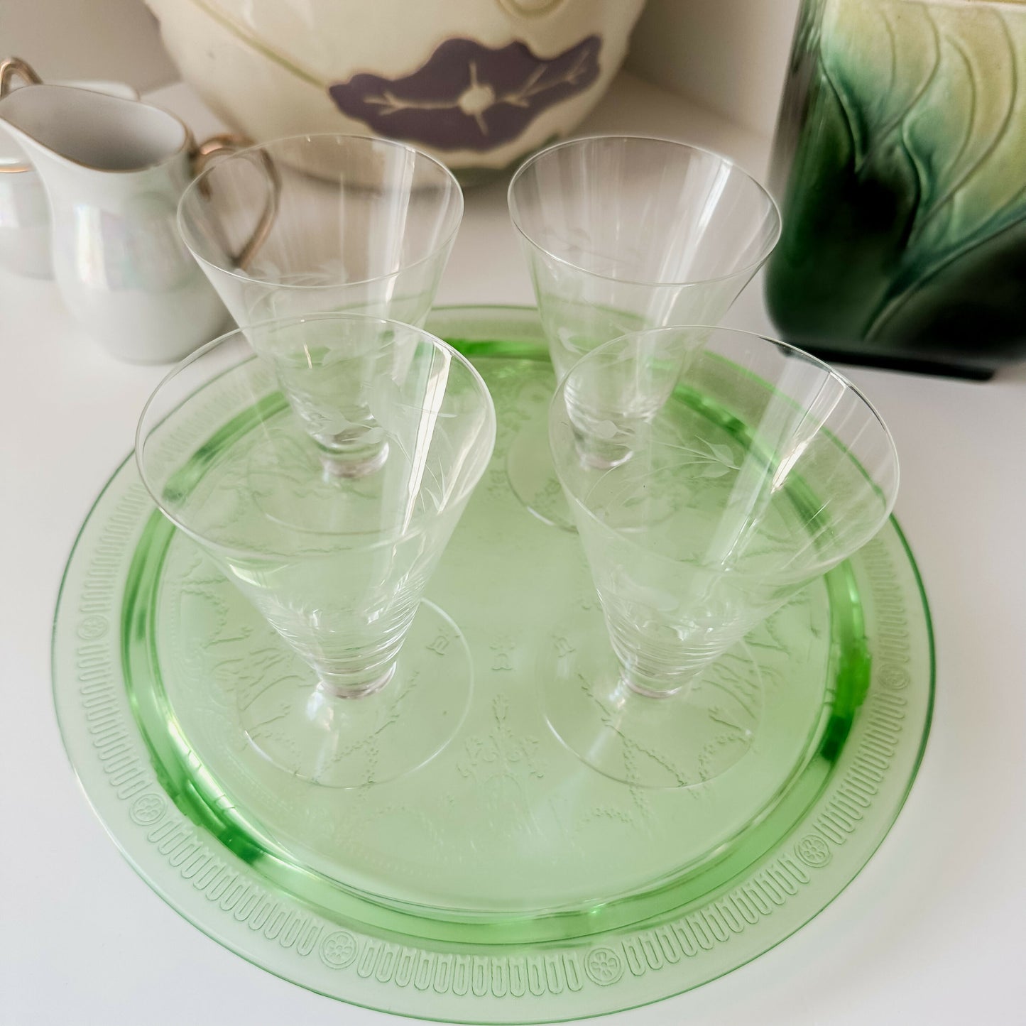 Songbird Martini Glasses