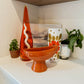 Orange Crescent Moon Vase