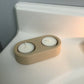 Autumn Gold Soy Wax Tea Lights & Holder