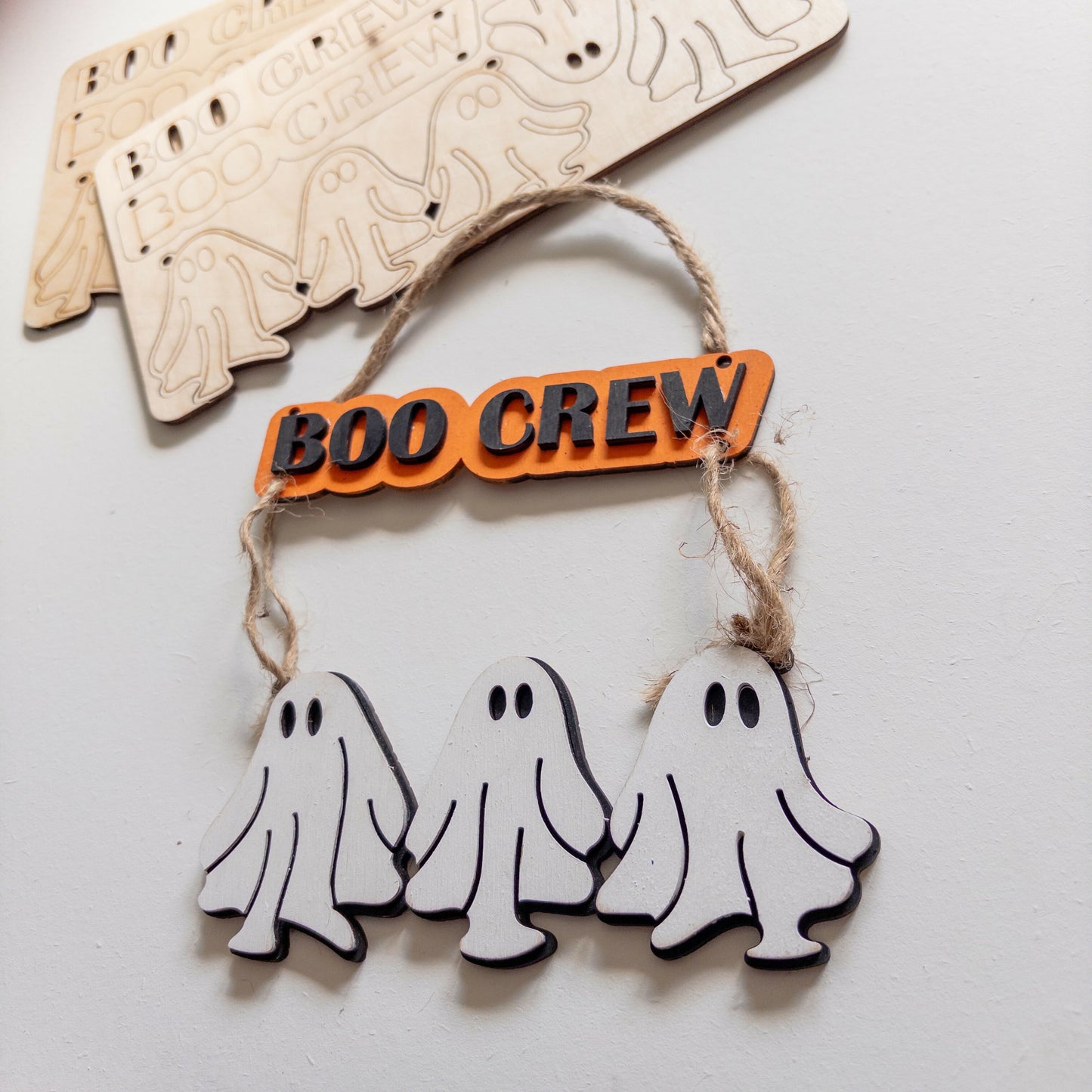 DIY Kit Boo Crew l Wood Sign