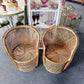 Wicker Barrel Chair