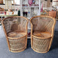 Wicker Barrel Chair