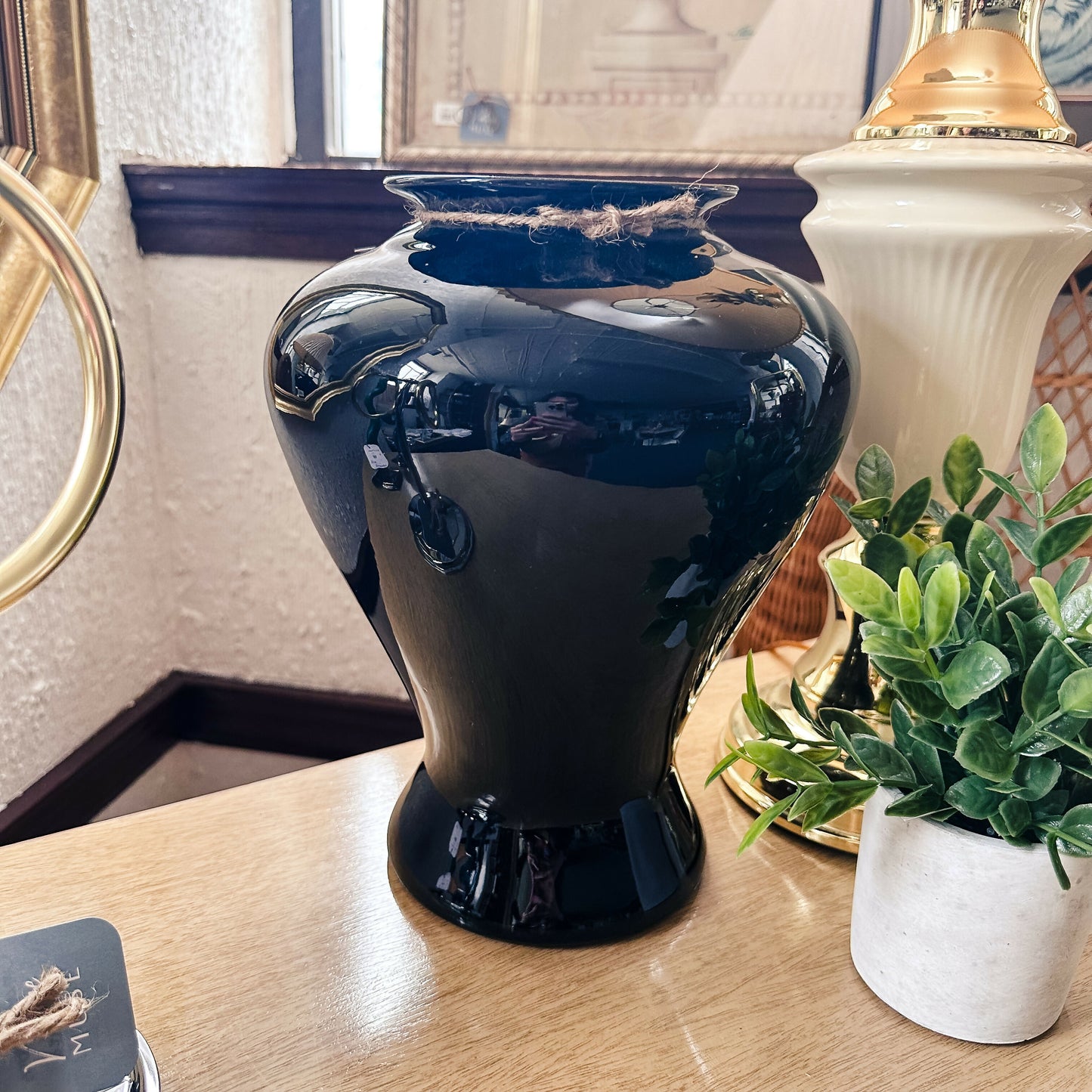 Classic Black Vase