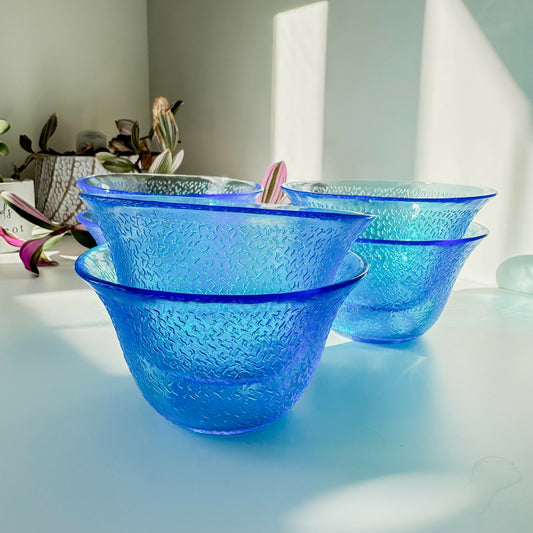 Sapphire Blue Dessert Bowls