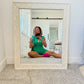 Antiqued White Mirror