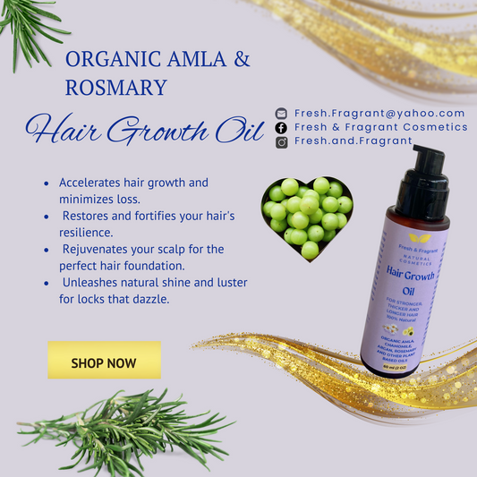 Organic Amla & Rosemary Hair Growth Oil