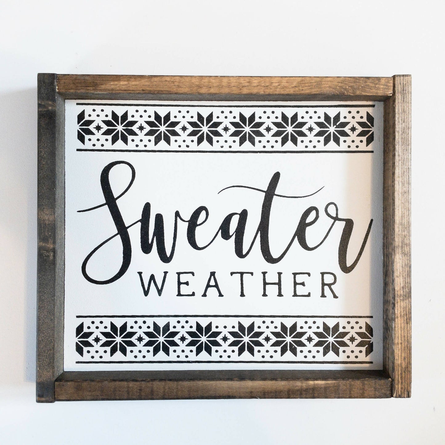 Sweater Weather l Wood Signs