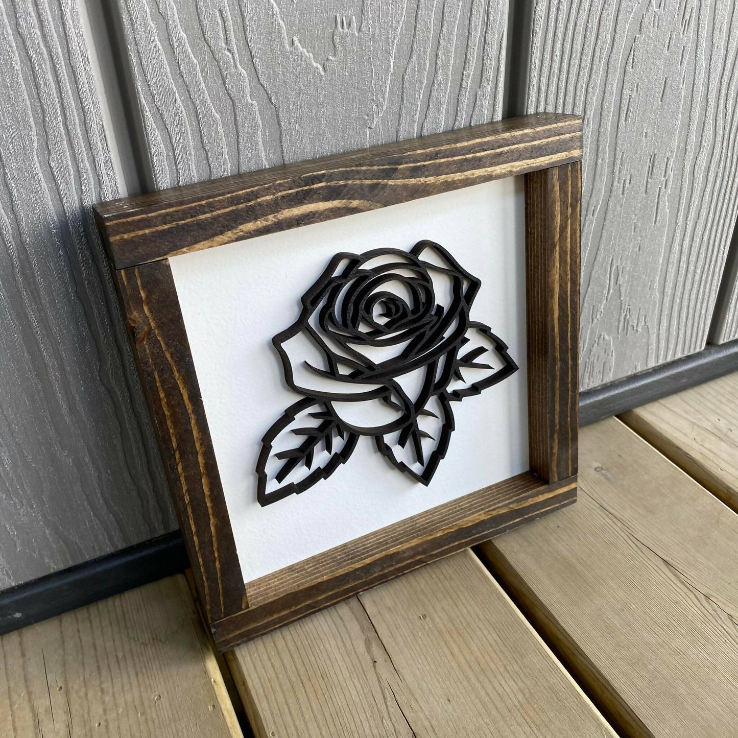 Rose 3D Sign