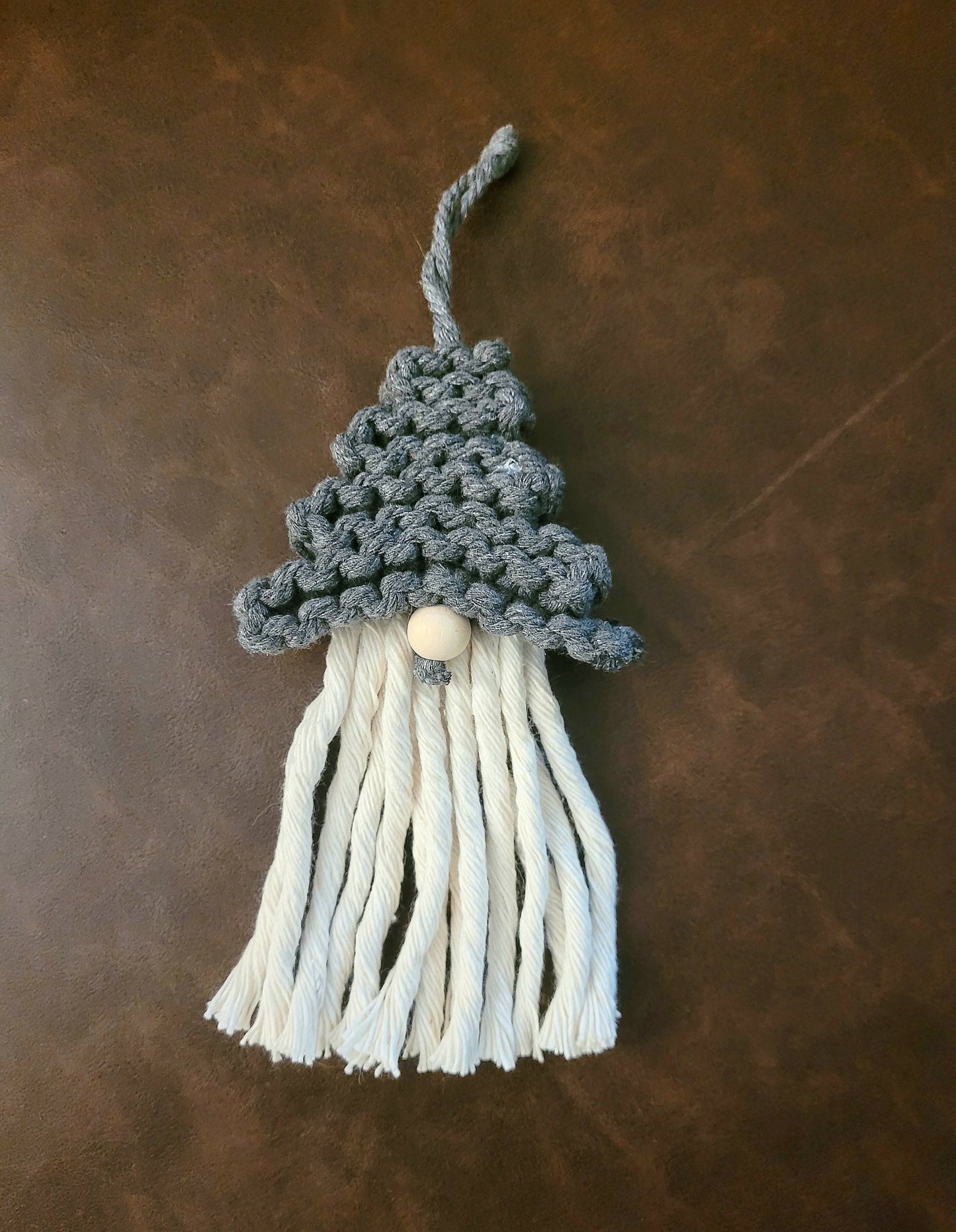 Macramé Christmas Ornament Gnomes