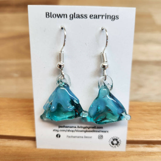 Blown Glass Earrings, various