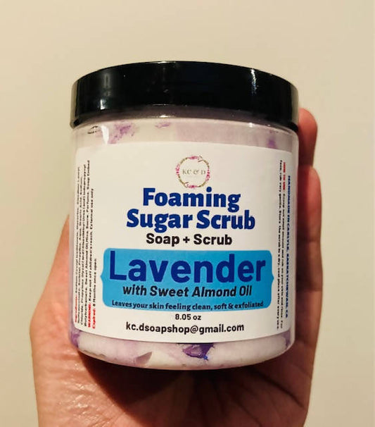 Foaming Sugar Scrub: Lavender