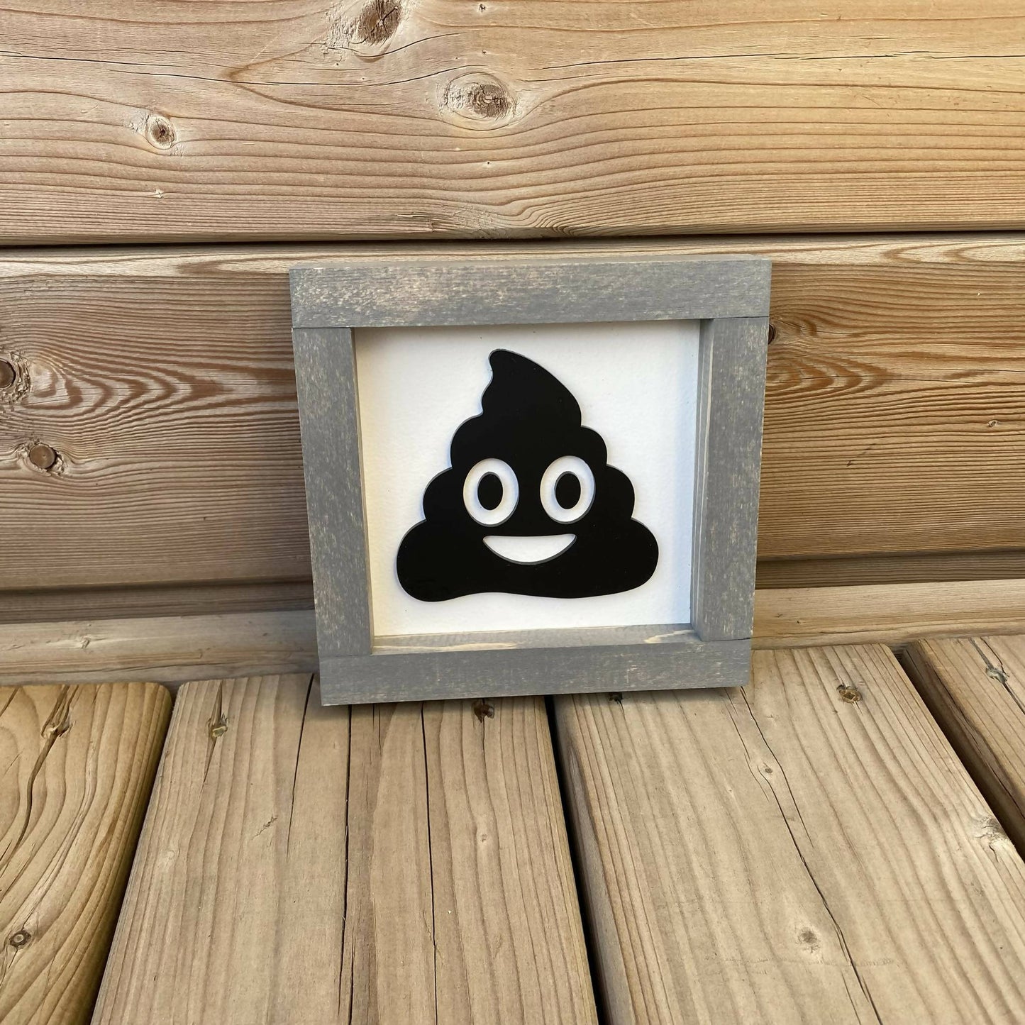 Poop Emoji 3D Sign