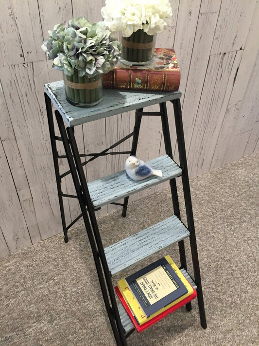 Antique Ladder, shelf, plant stand