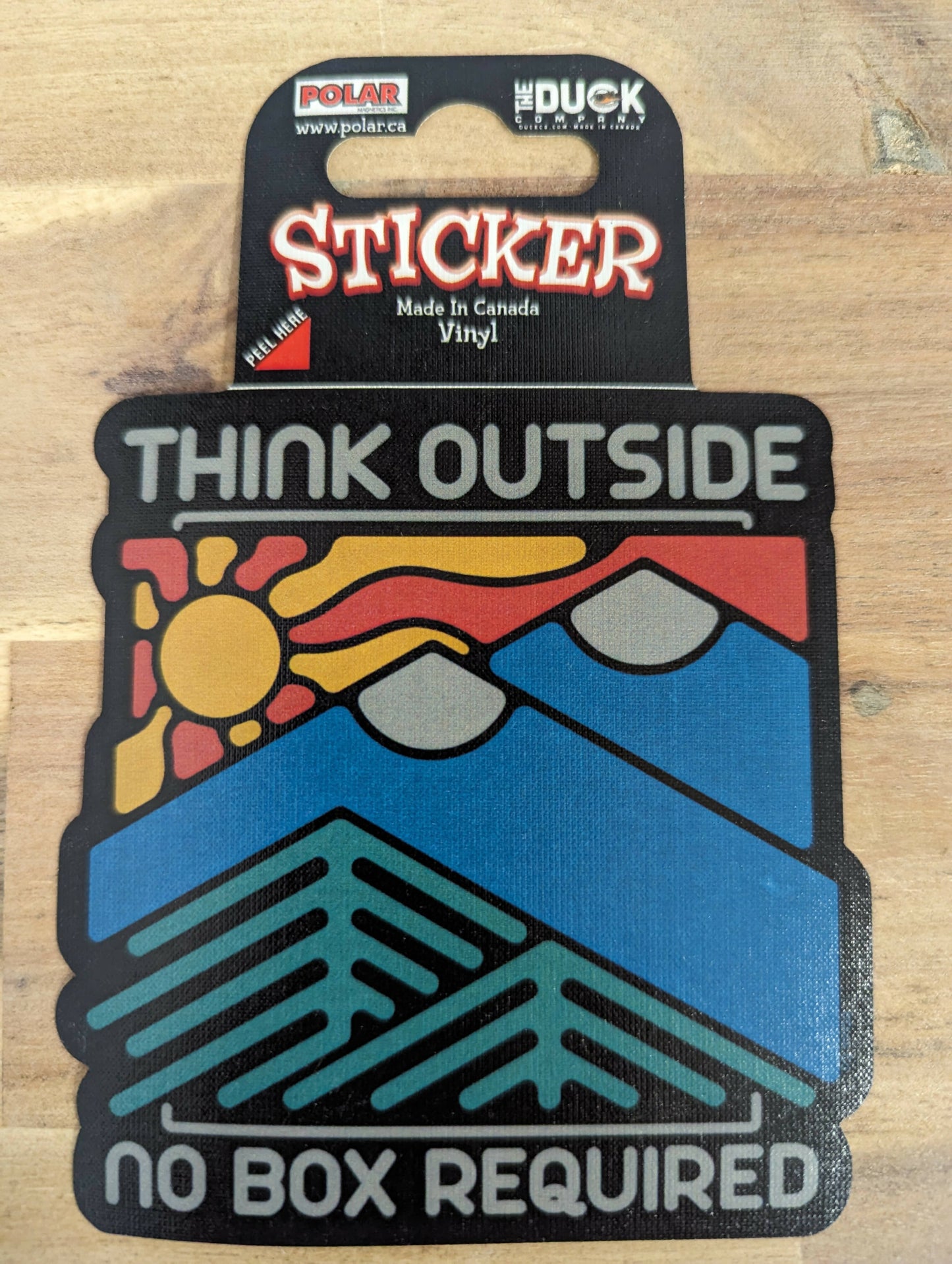 Vinyl Sticker Made in Canada!