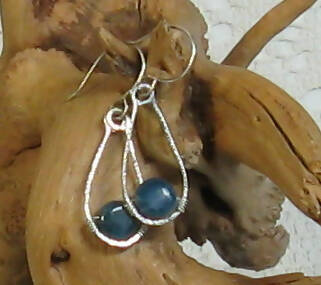 Apatite Argentium(R) Sterling Silver Earrings