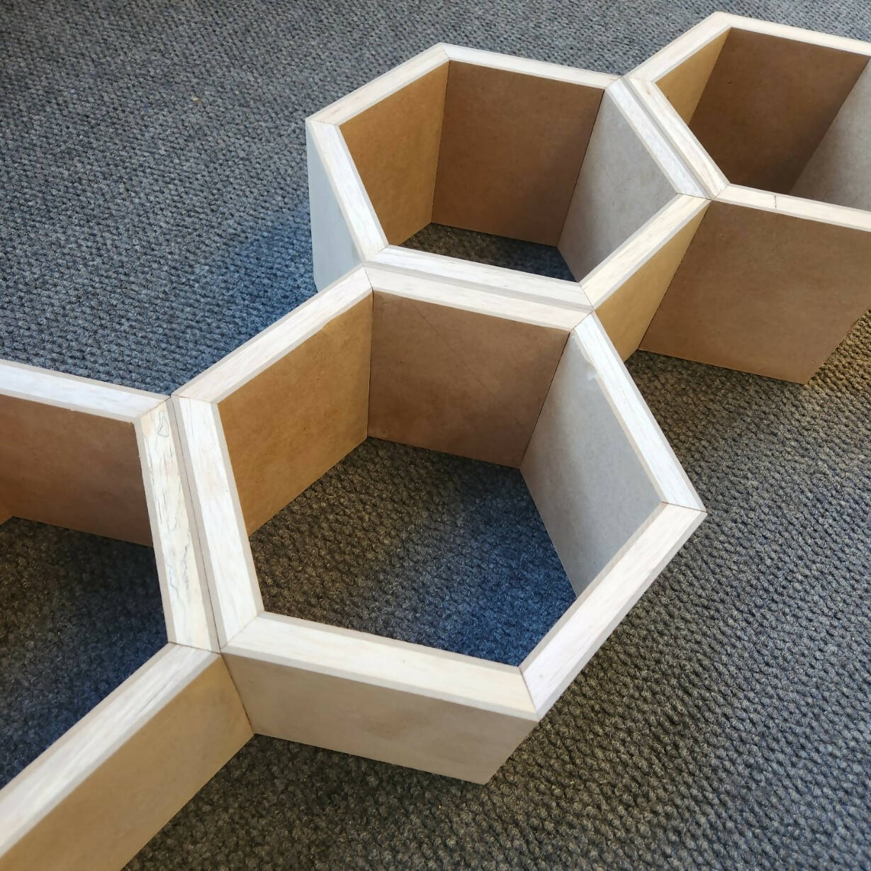 Hexagon Shelves