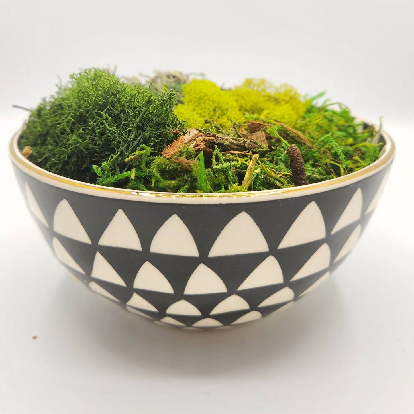 Moss Art Bowls - Patterned Ceramic Bowls