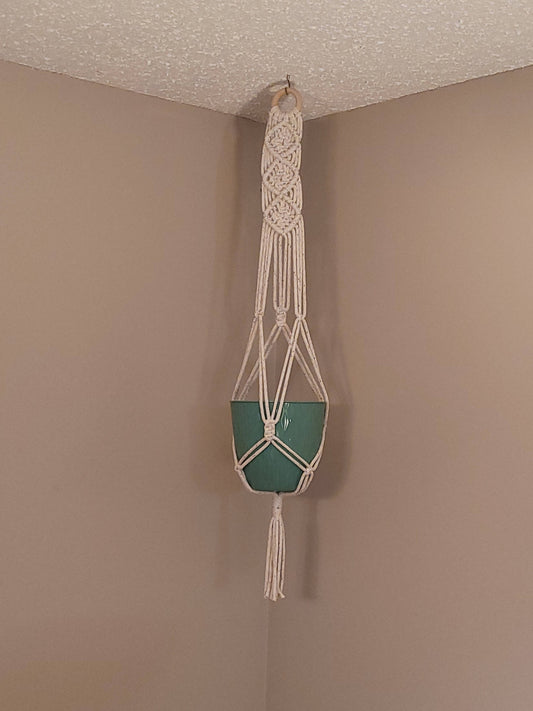 Macramé Plant Hanger Diamond Small