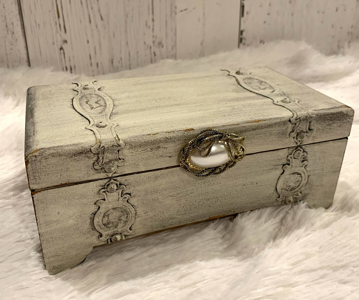 REFINISHED JEWELRY BOX