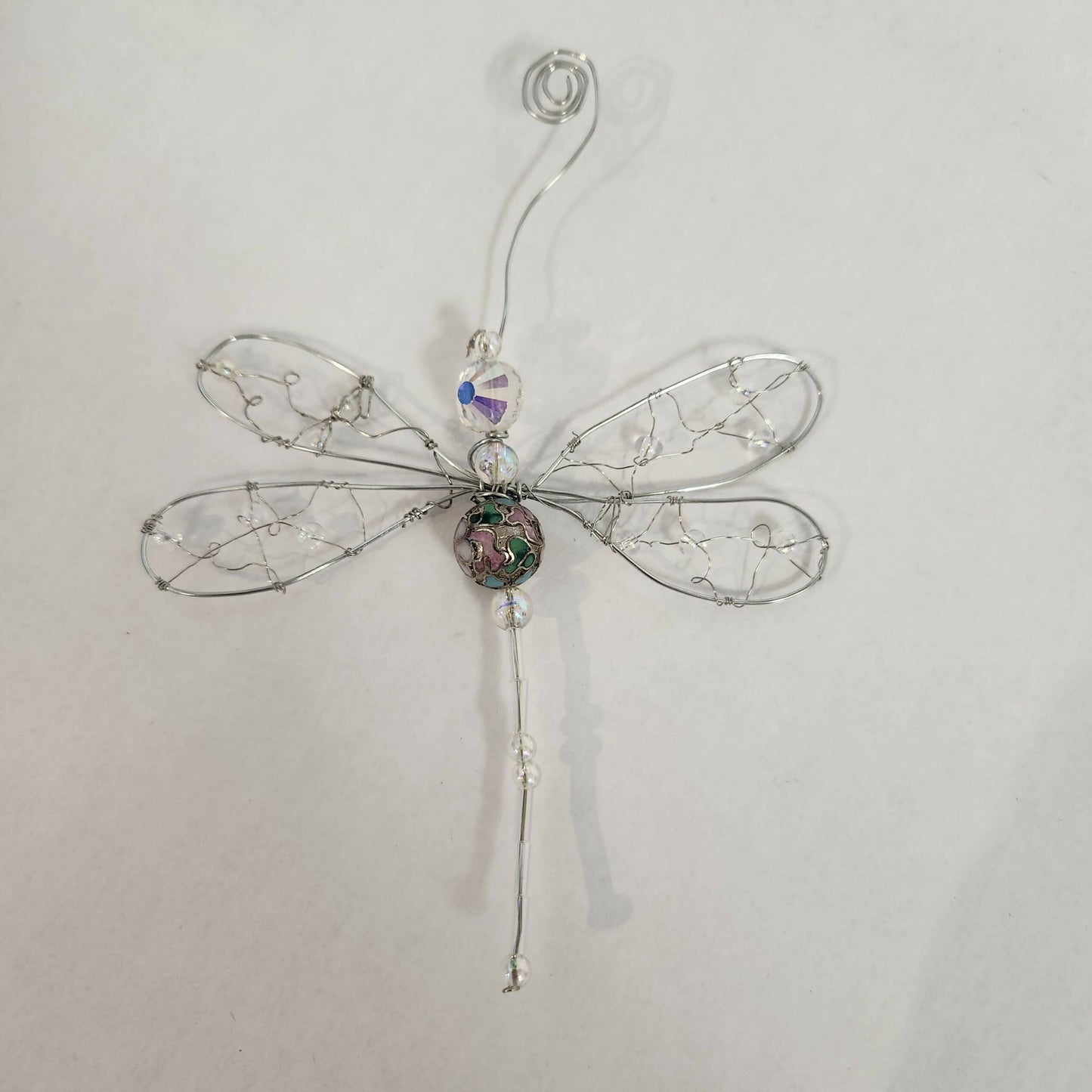 Beaded Dragonfly Decor with Hanger