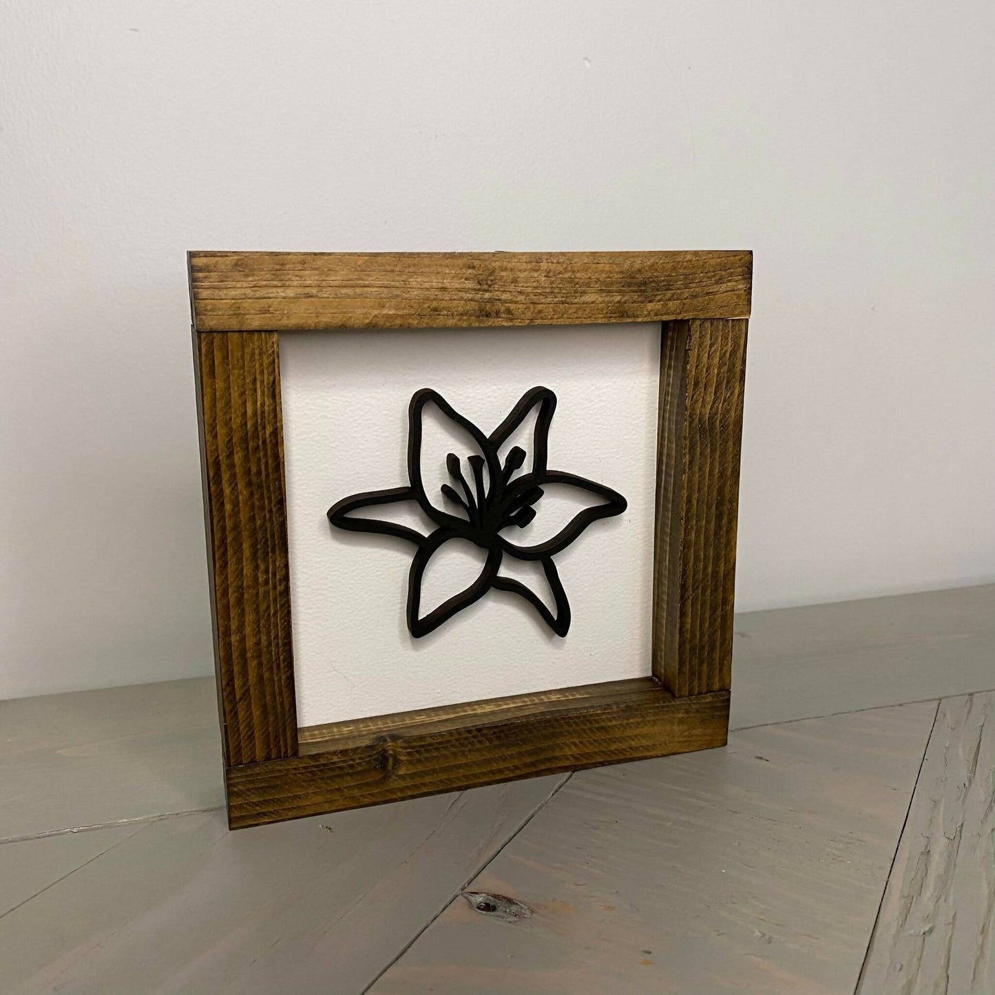 Lily 3D Sign - 6"