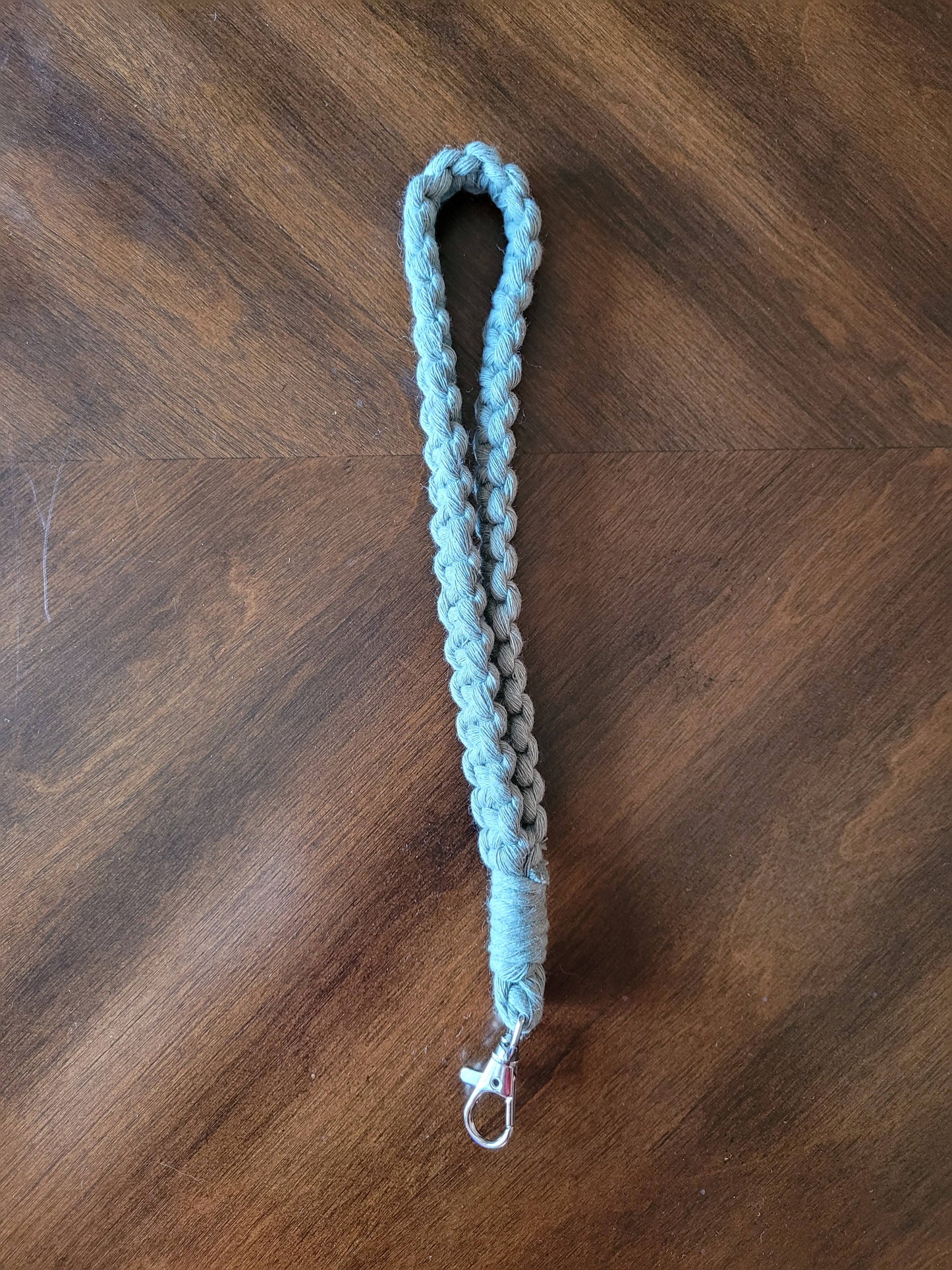 Macrame Wristlet Keychain