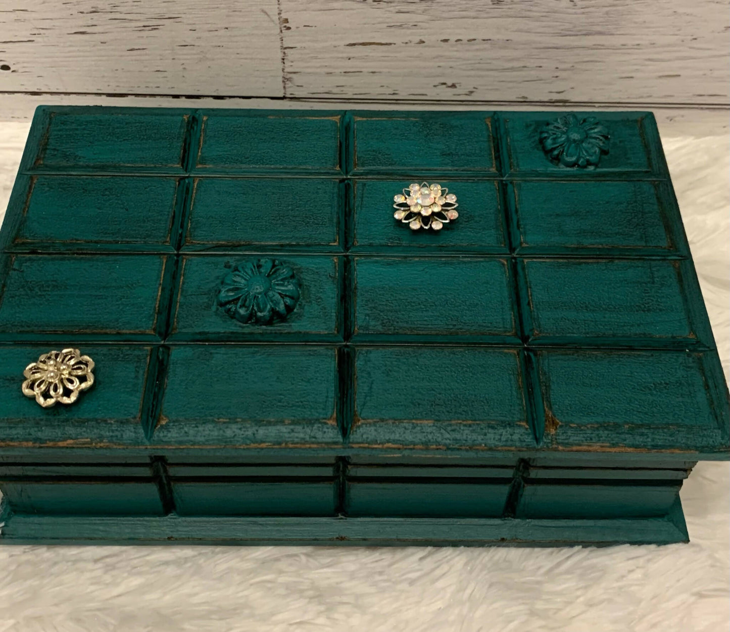 REFINISHED JEWELRY BOX