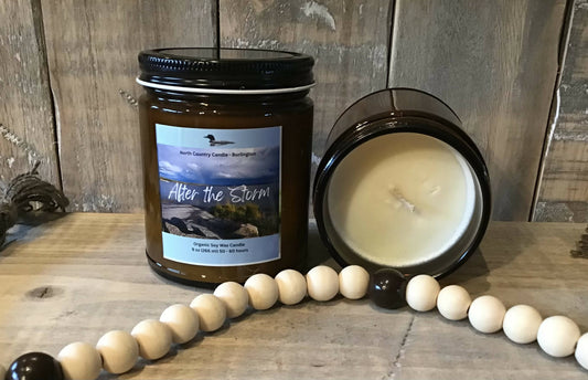 Sale-After the Storm -9 oz Soy wax candle