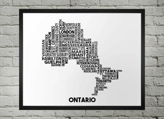 Ontario Cities Map