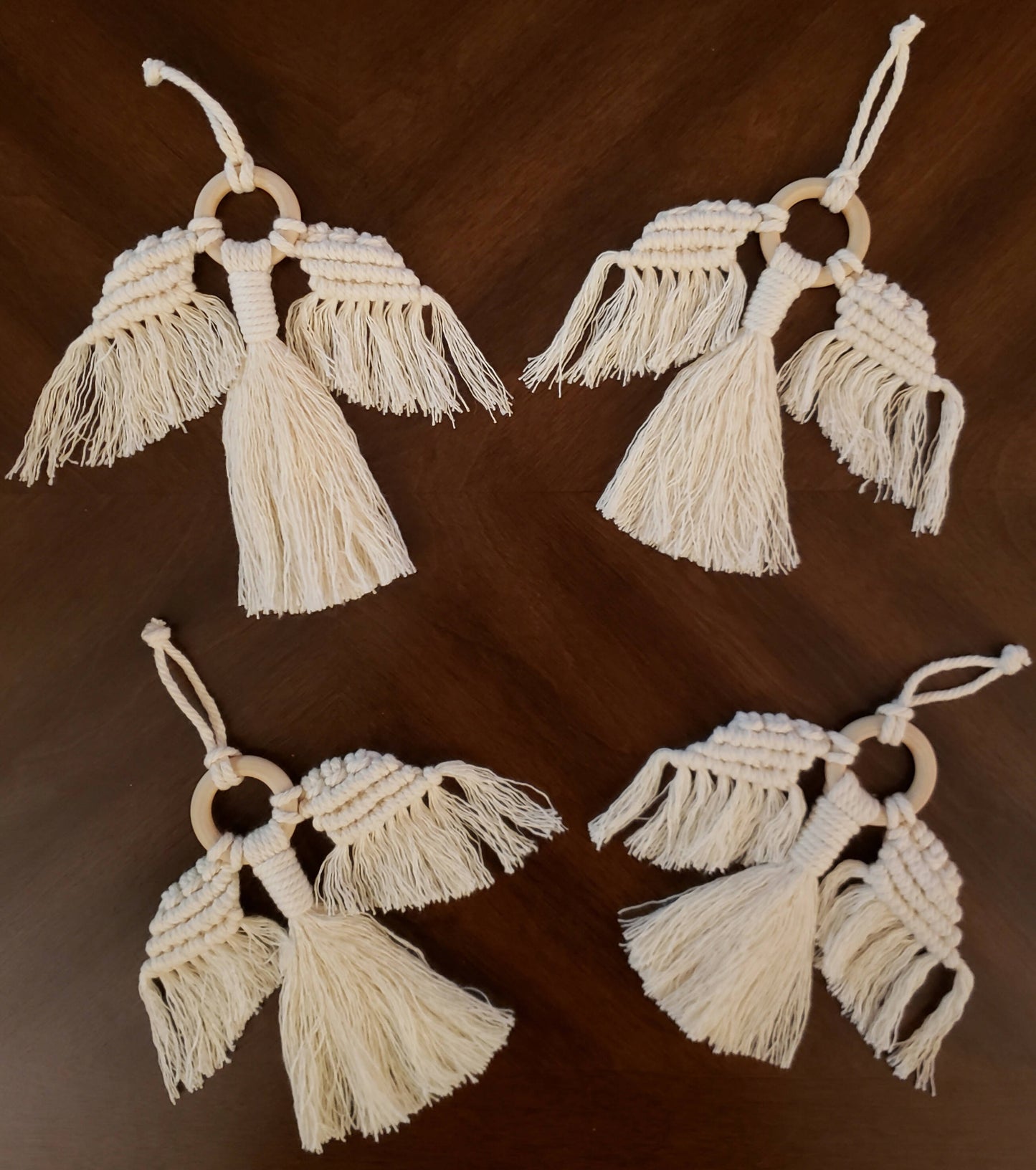 Macramé Christmas Ornament Angel