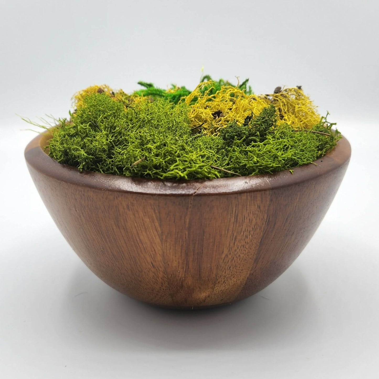 Moss Art Bowls - Acacia Wood Bowls