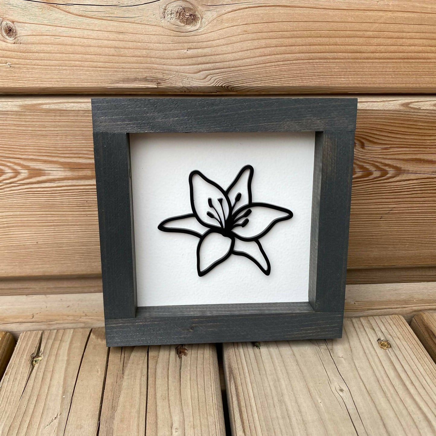 Lily 3D Sign - 6"