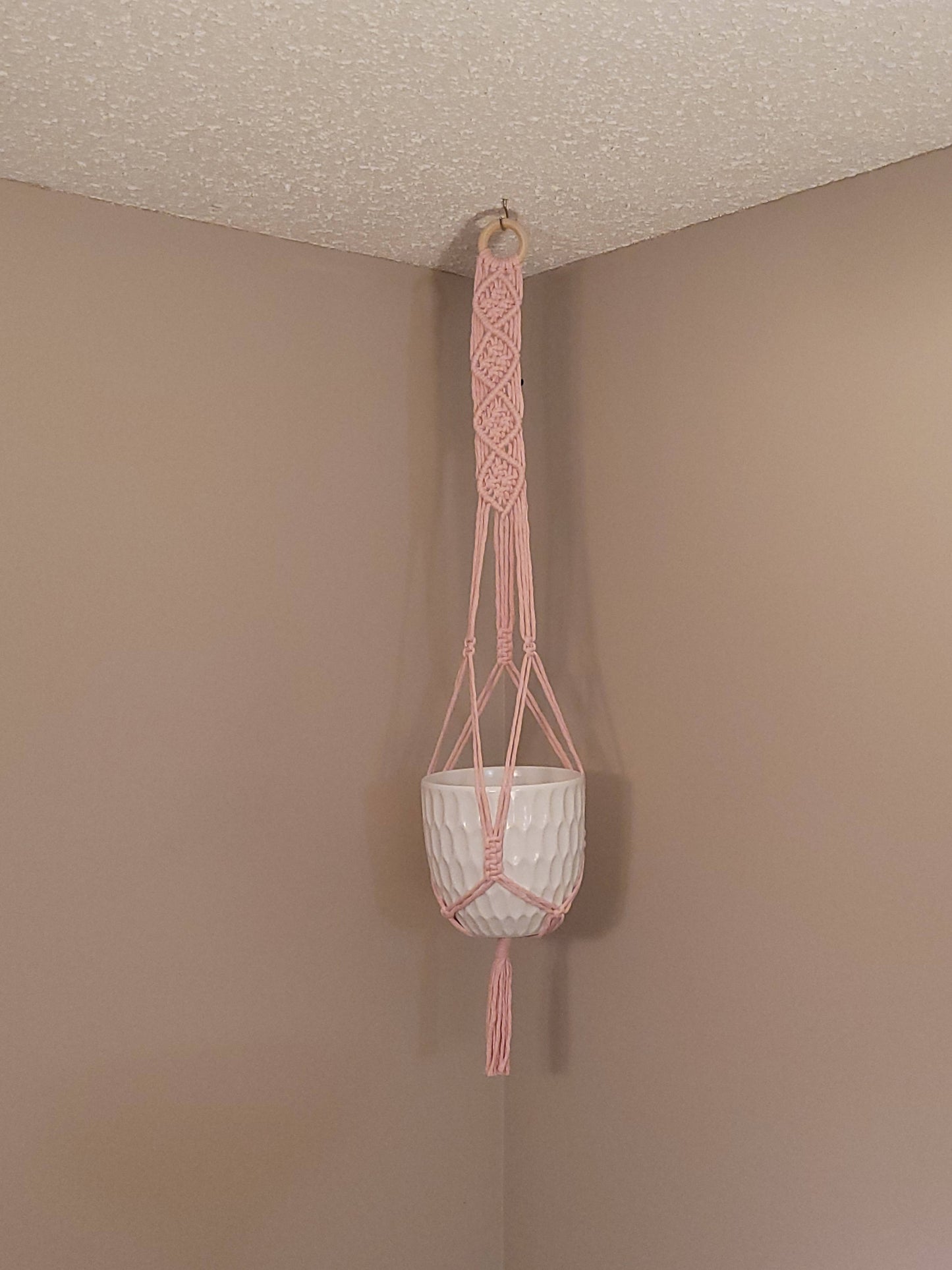 Macramé Plant Hanger Diamond Medium