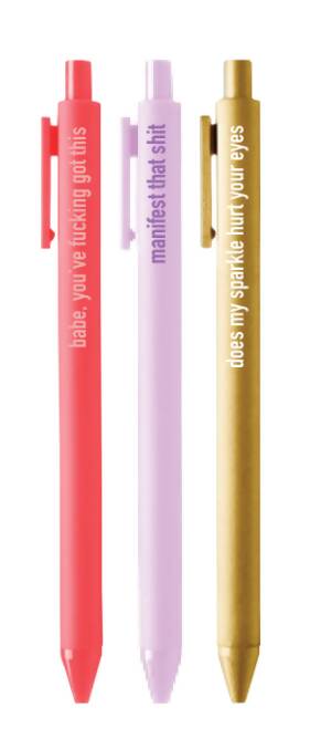 Sassy Pens - Set of 3