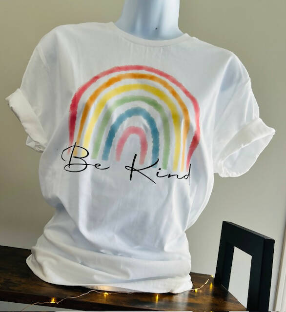 Be Kind Rainbow Tee