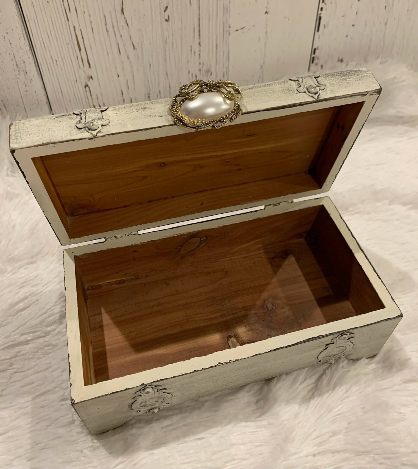 REFINISHED JEWELRY BOX