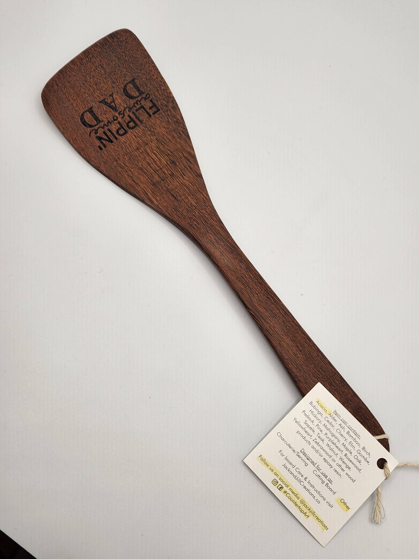 Fathers day wooden spatula