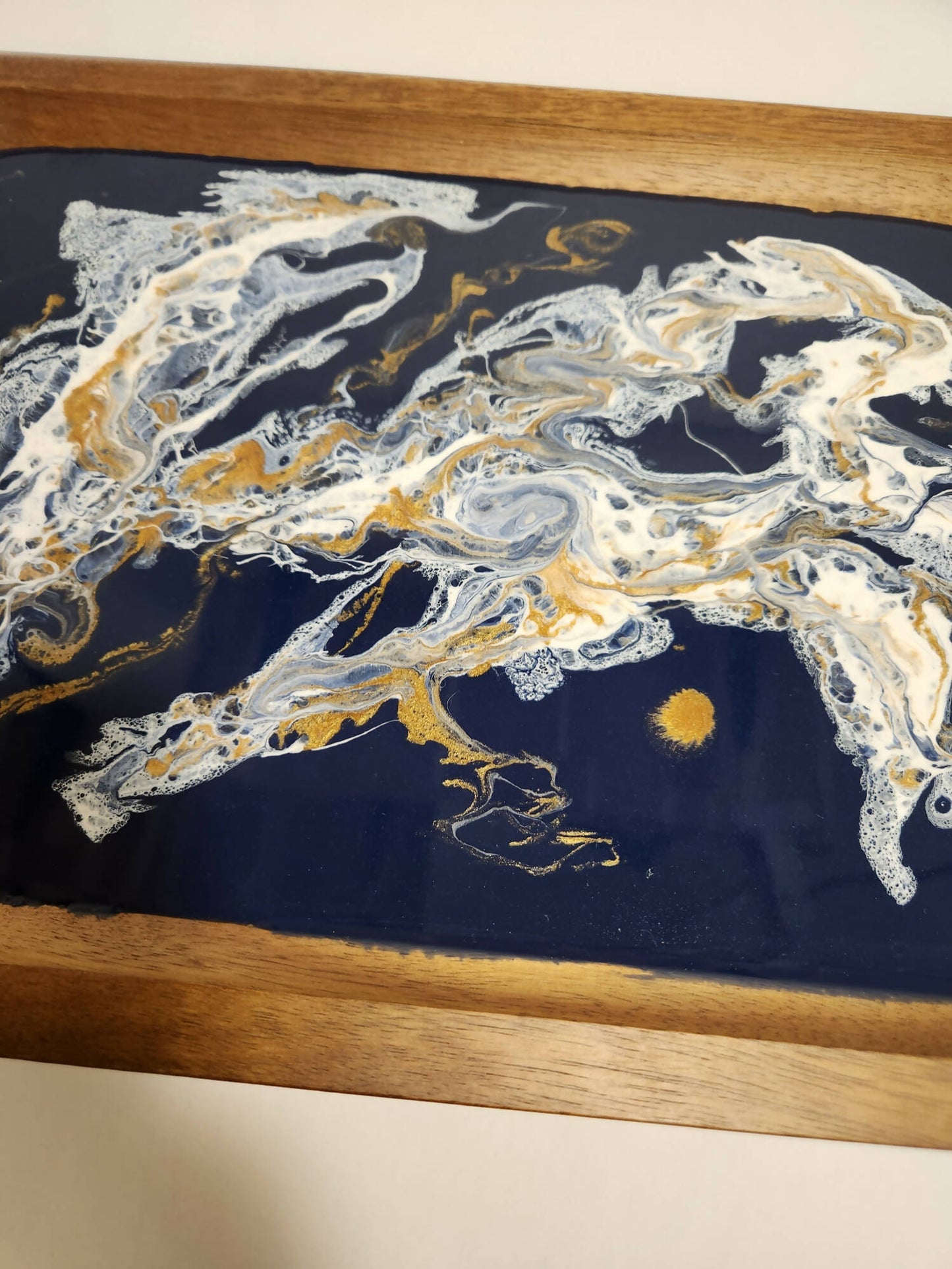 Navy Resin Tray