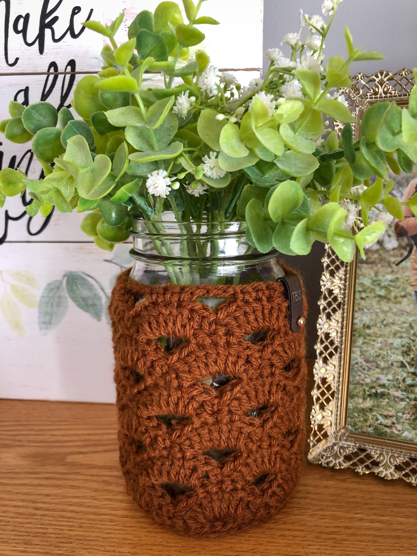 Layered in Lace Vase