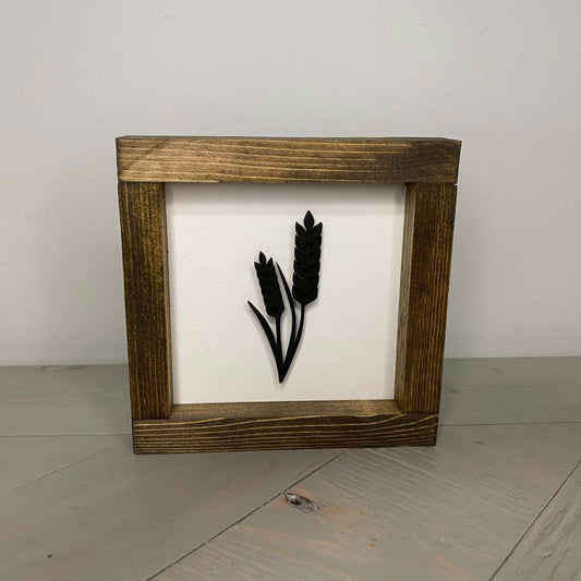 Wheat 3D Sign - 6"