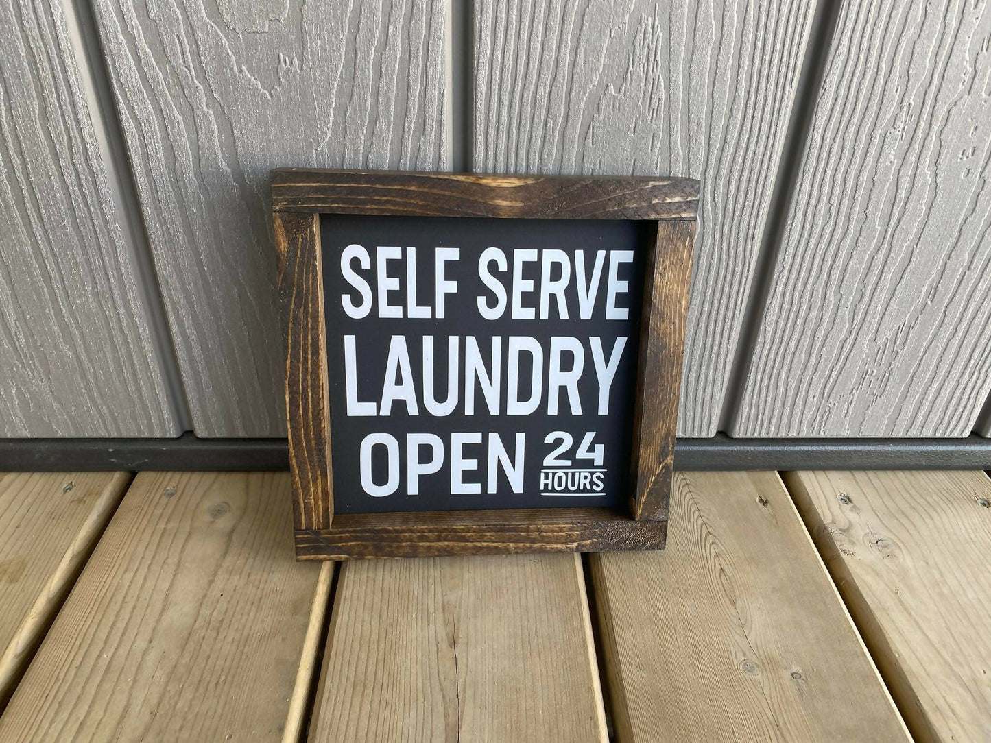 Self Serve Laundry Sign