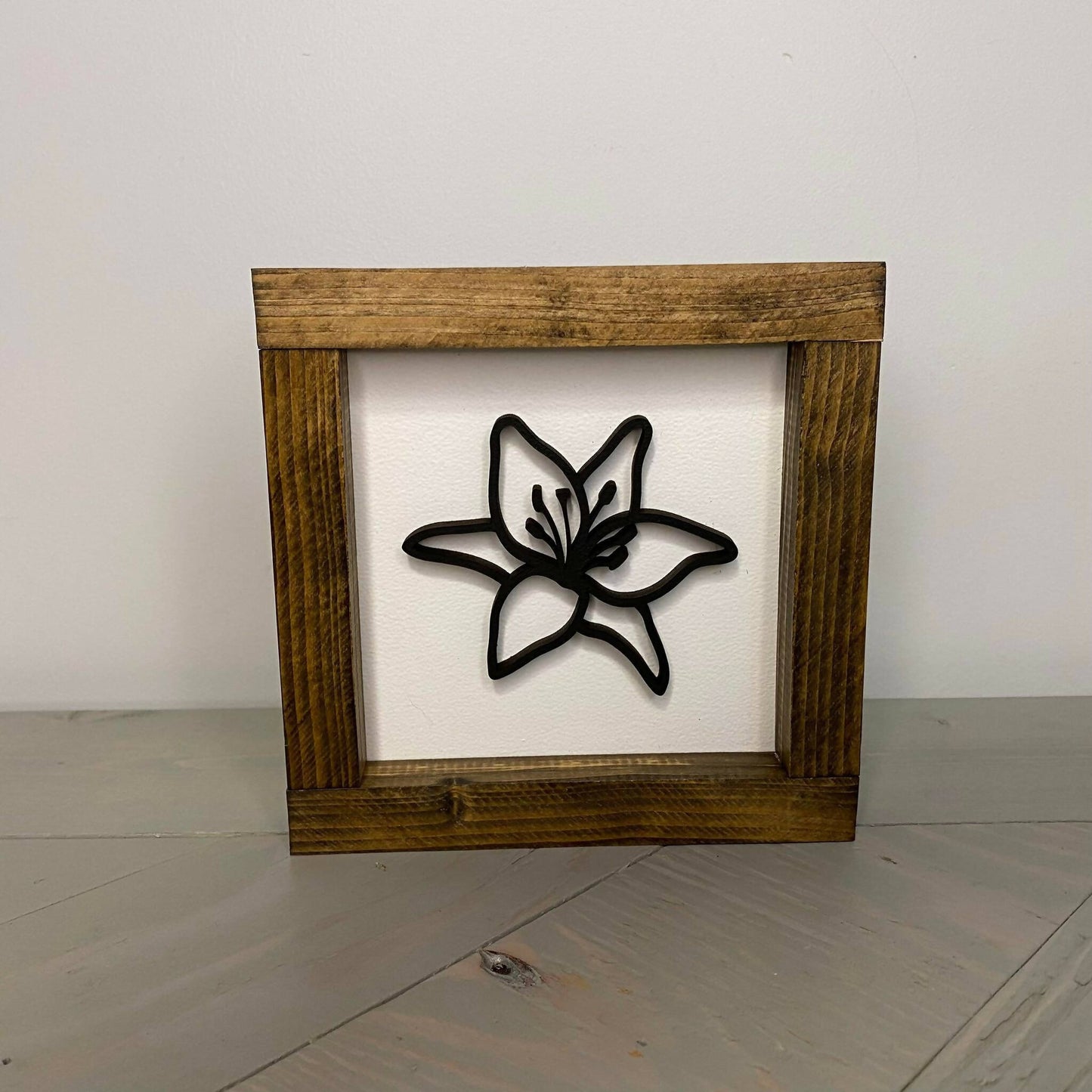 Lily 3D Sign - 6"